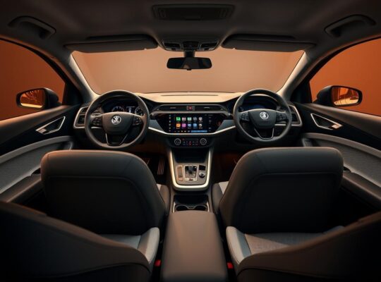 Detailed Interior Images of Skoda Kylaq Base Variant